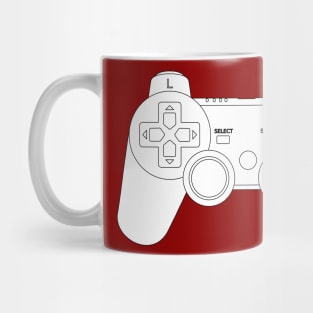 Video Game Inspired Console Playstation 3 Dualshock Gamepad Mug